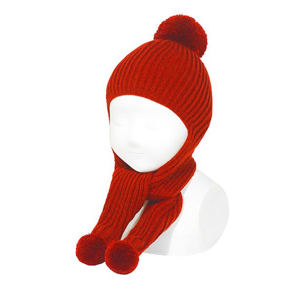 BOINA POMPOM ROJO